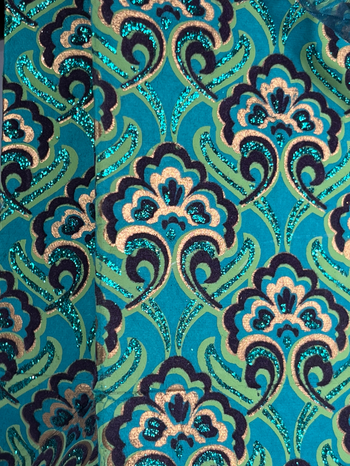 Glamour Green Peacock Gift Bag
