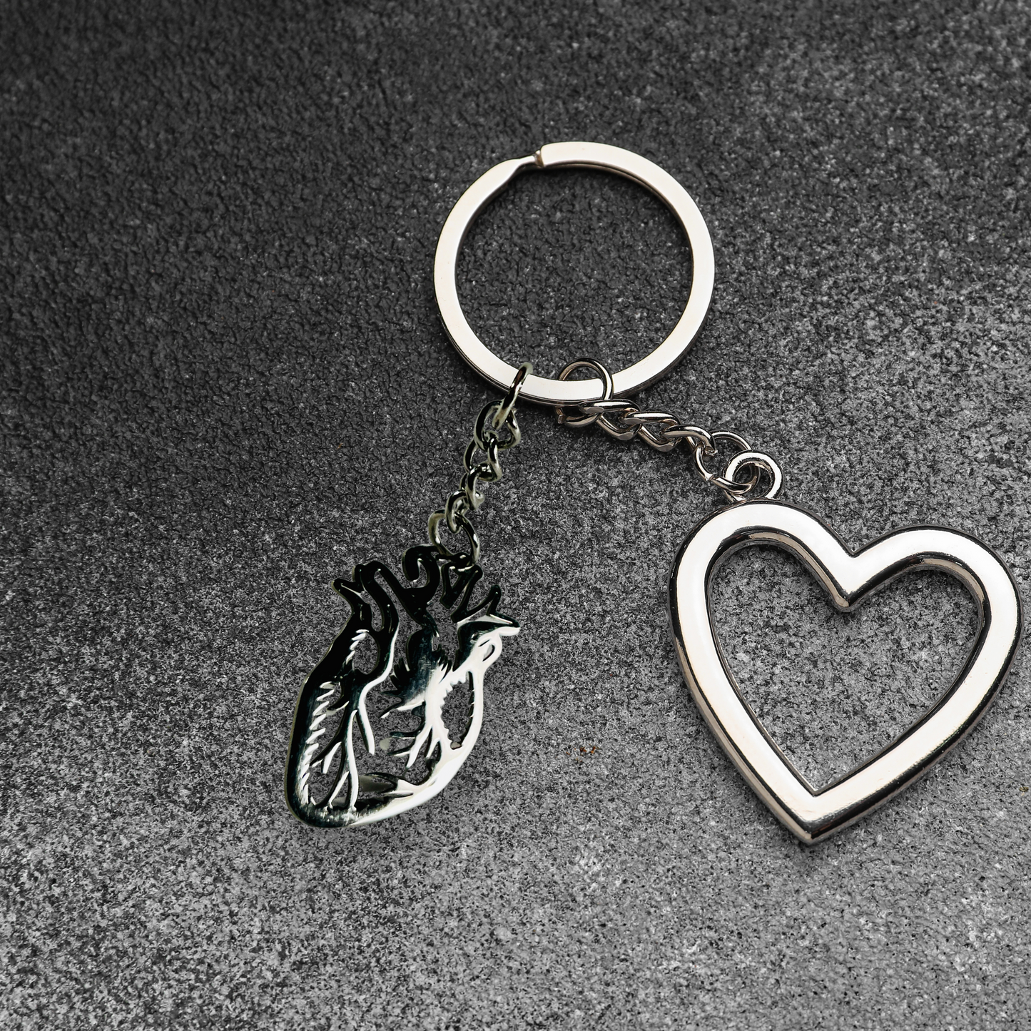 The Anatomical Heart Keychain