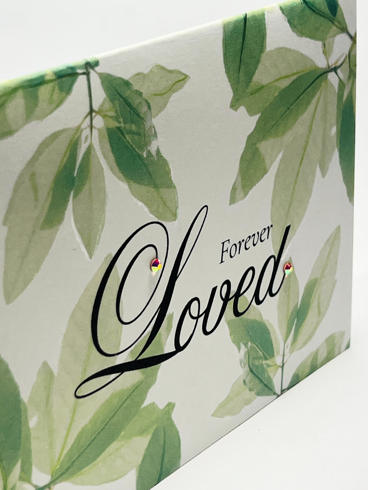 FOREVER LOVED Memorial Card