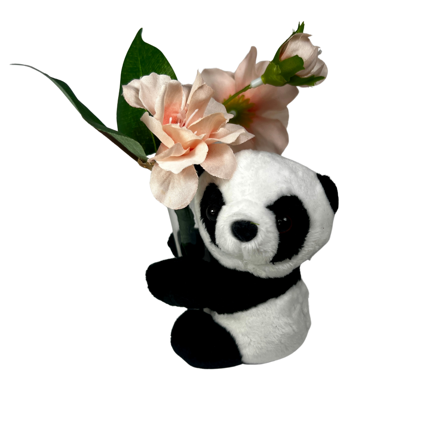 The Hugging Panda with Flowers