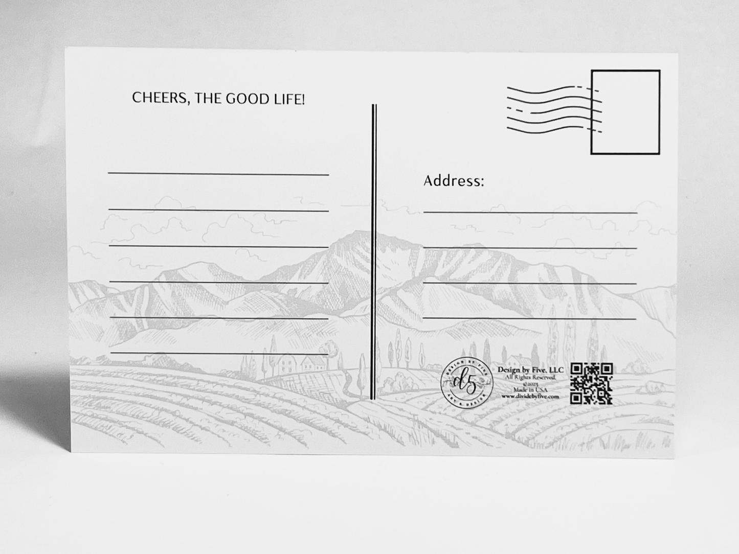 The Napa Valley Deluxe Postcards, 8 pcs.