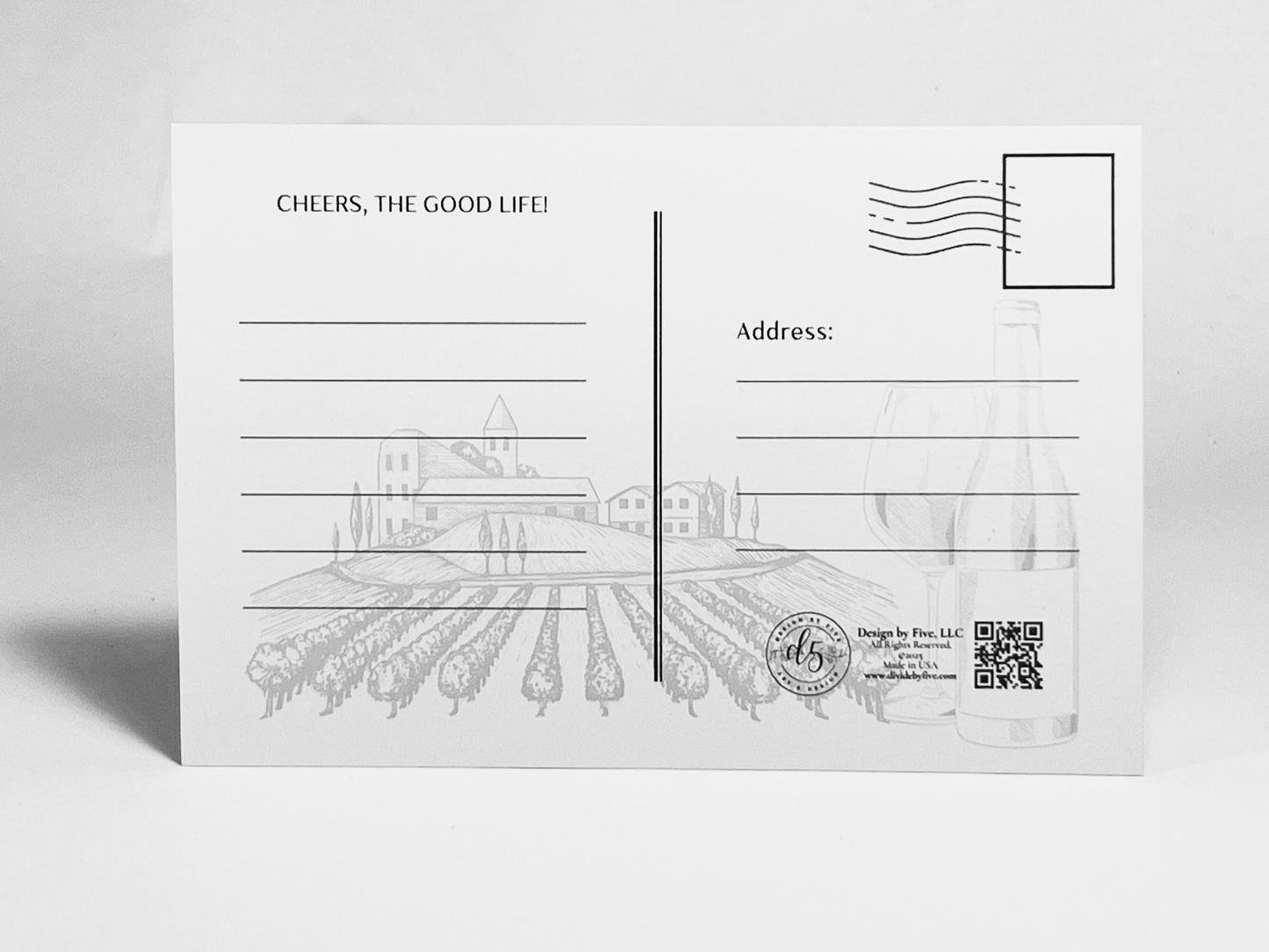 The Napa Valley Deluxe Postcards, 8 pcs.