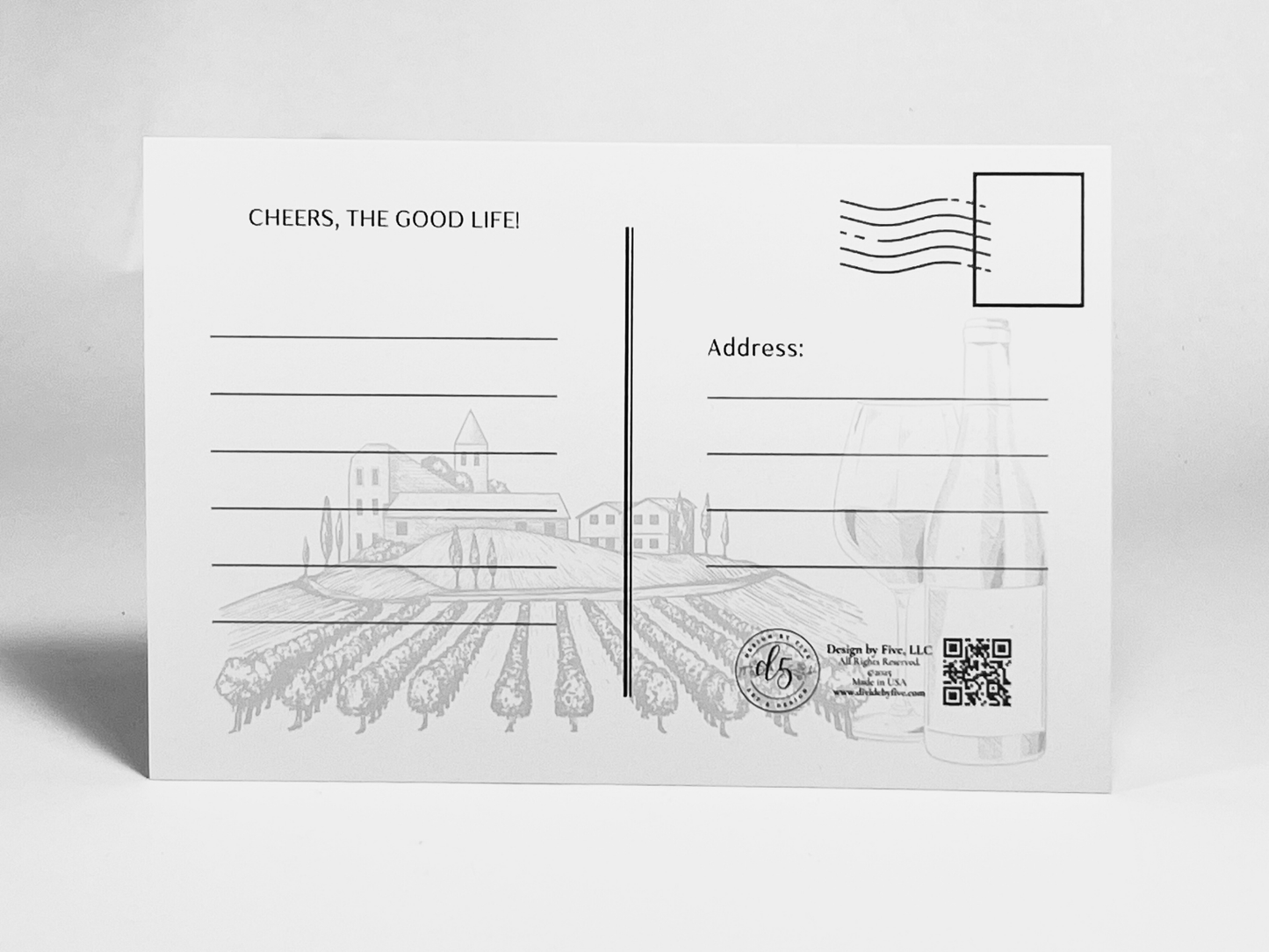 The Napa Valley Deluxe Postcards, 8 pcs.