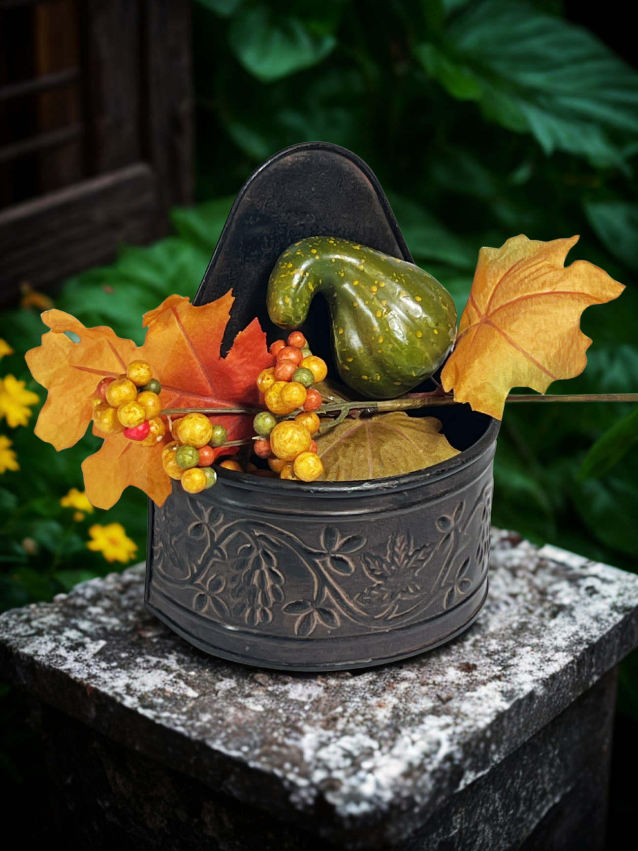 Cast Iron Decorative Planter