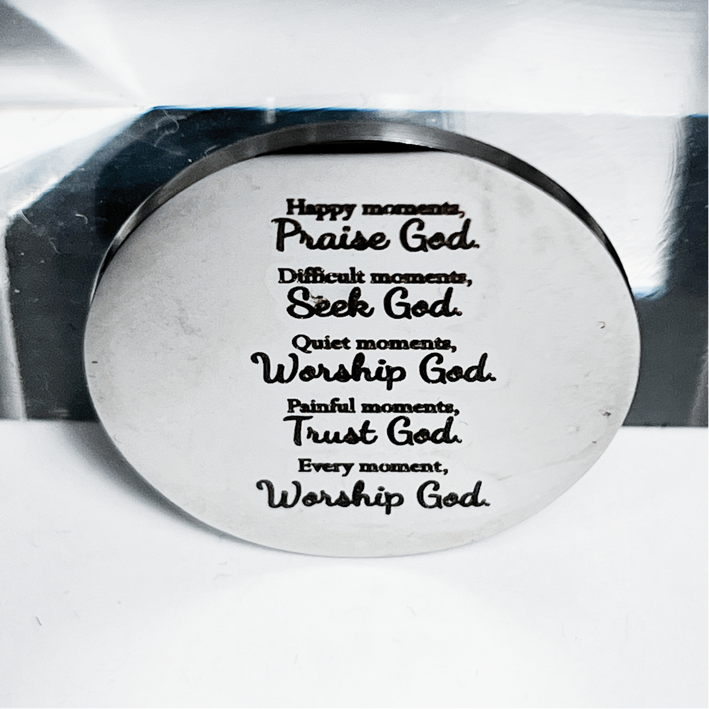 Engraved Pocket Hug with Keychain Holder