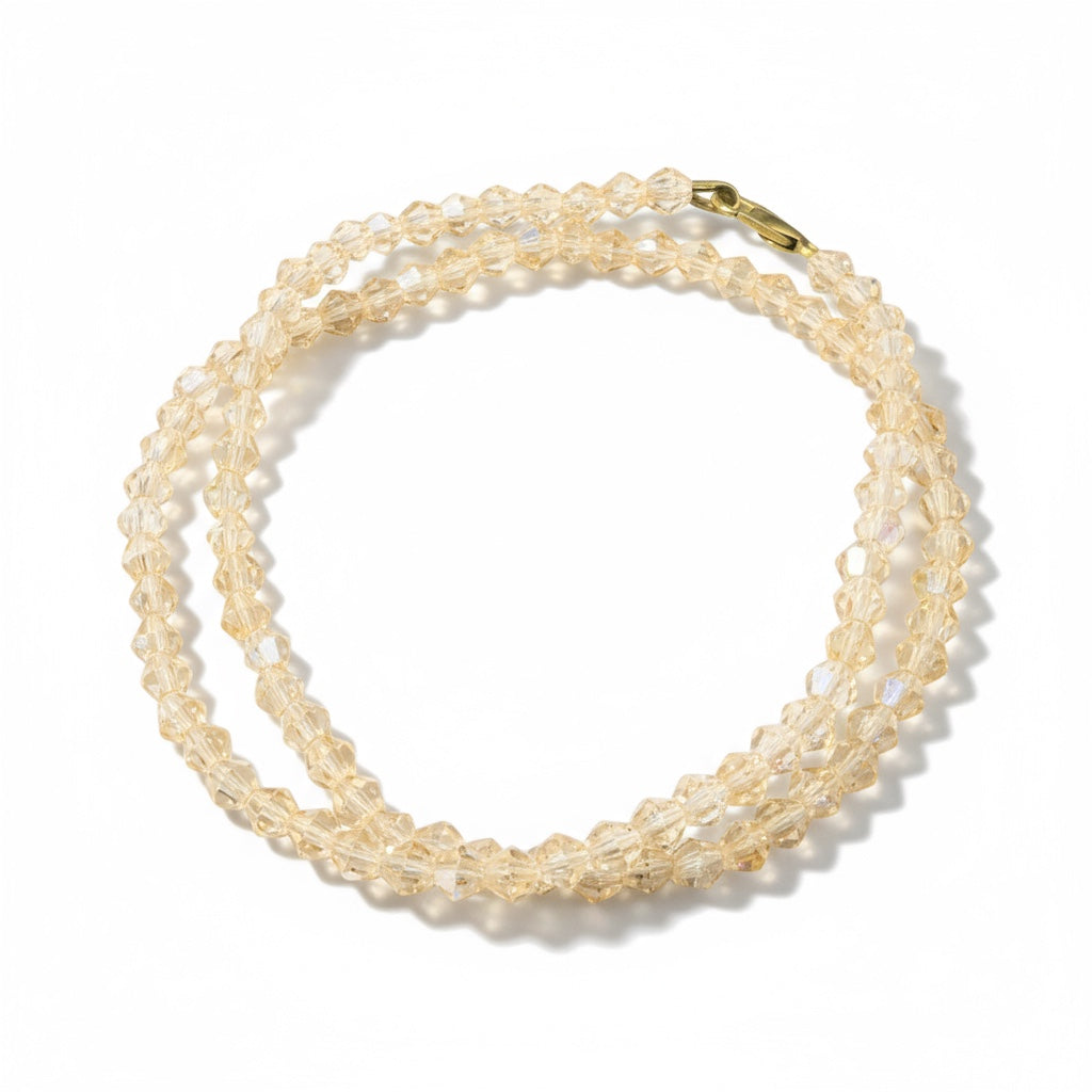 Crystalline Beaded Duo Bracelet & Necklace