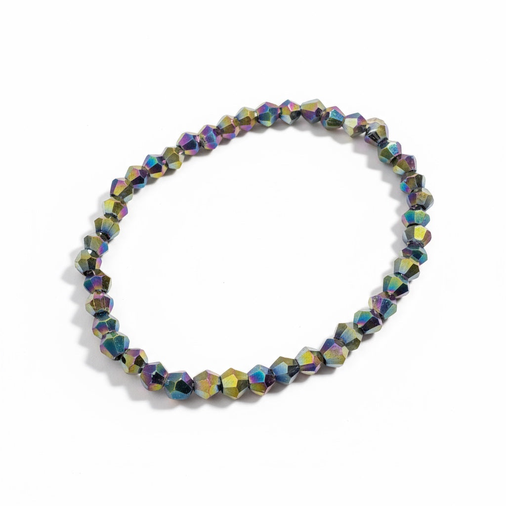 Rainbow Onyx Beaded Bracelets Set (2 pcs.)