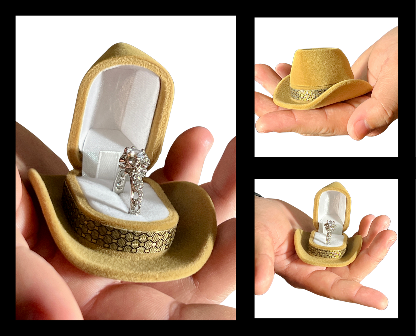 Say Yes! Cowboy Ring Box