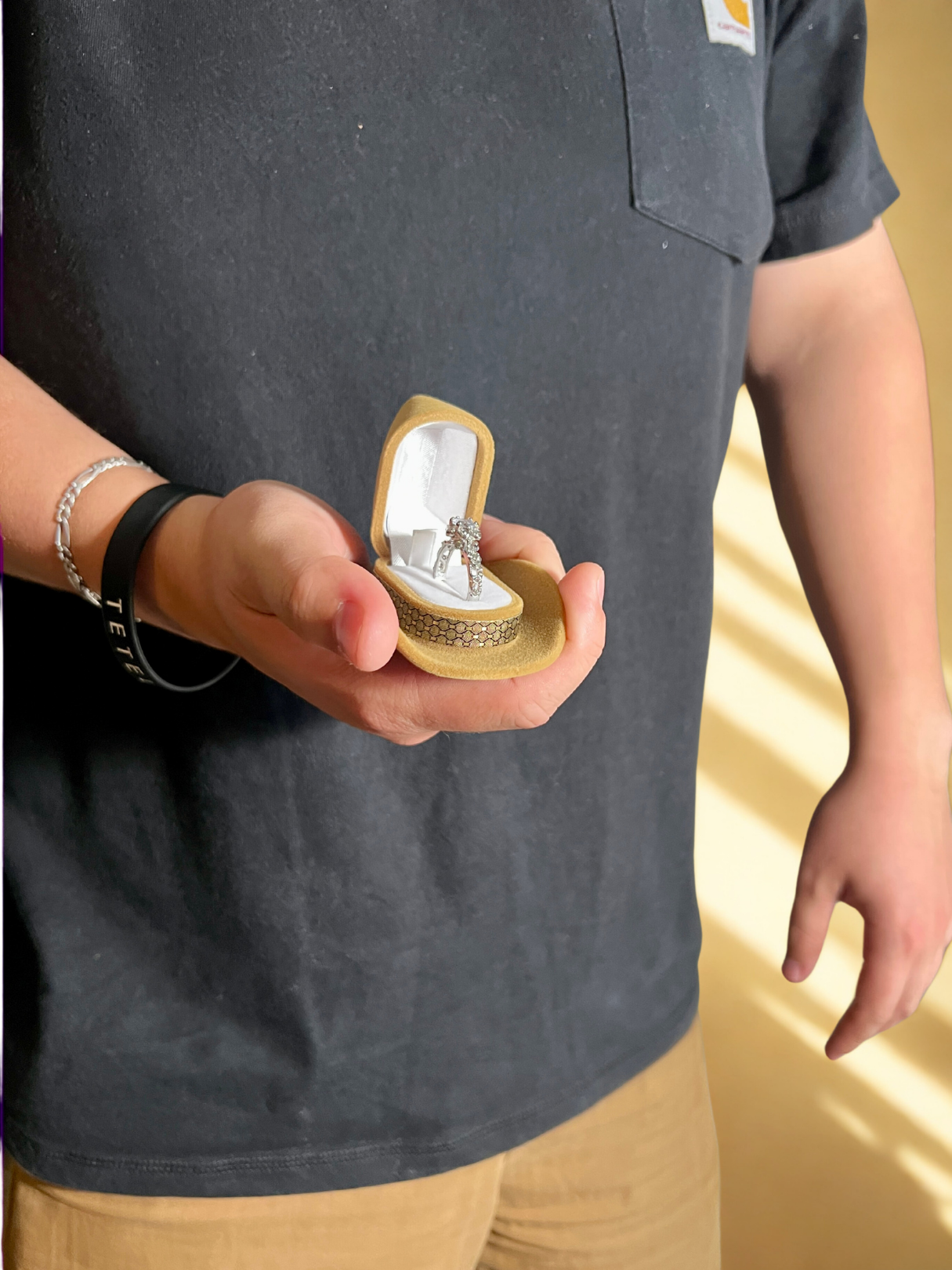 Say Yes! Cowboy Ring Box