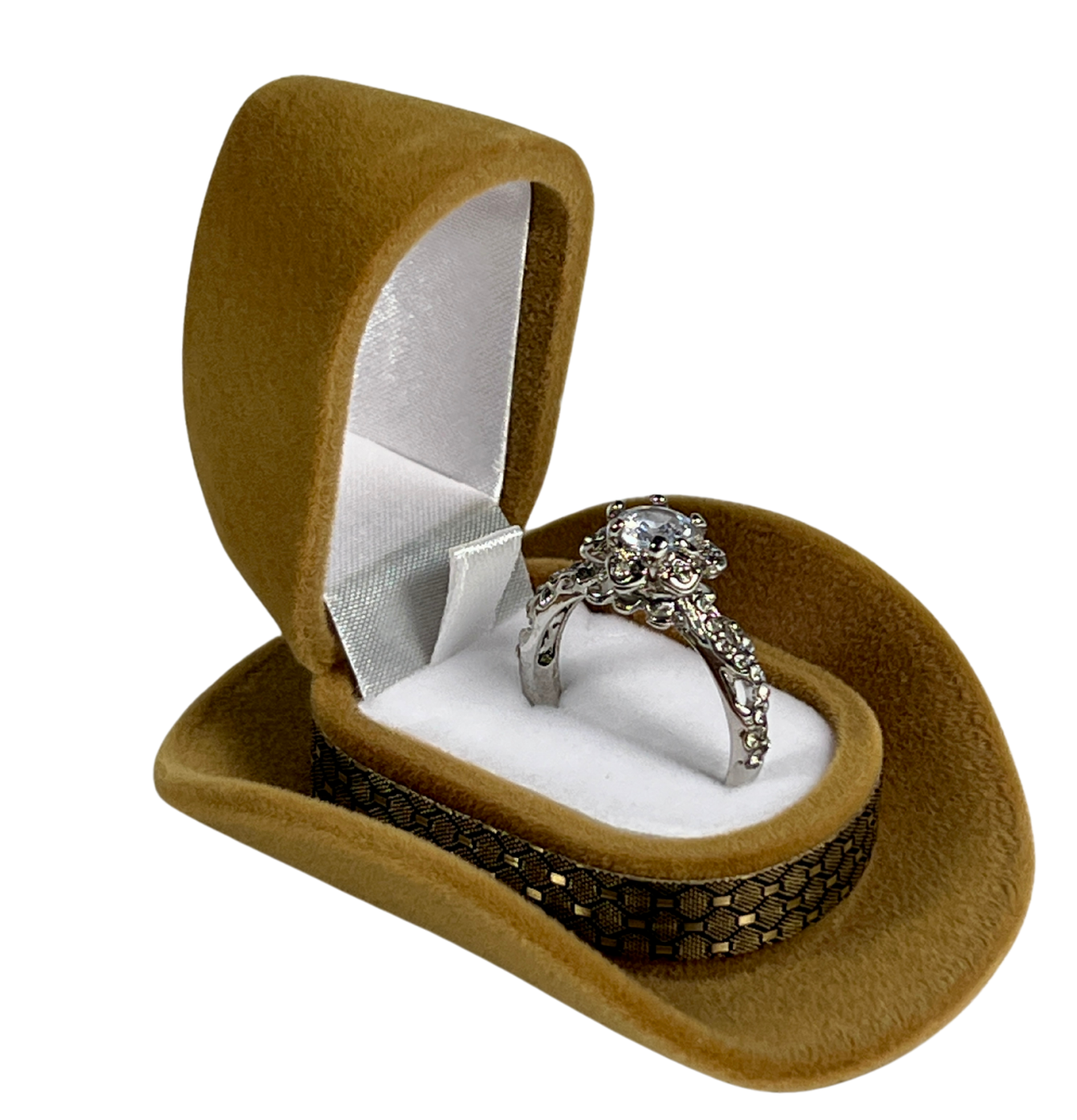 Say Yes! Cowboy Ring Box
