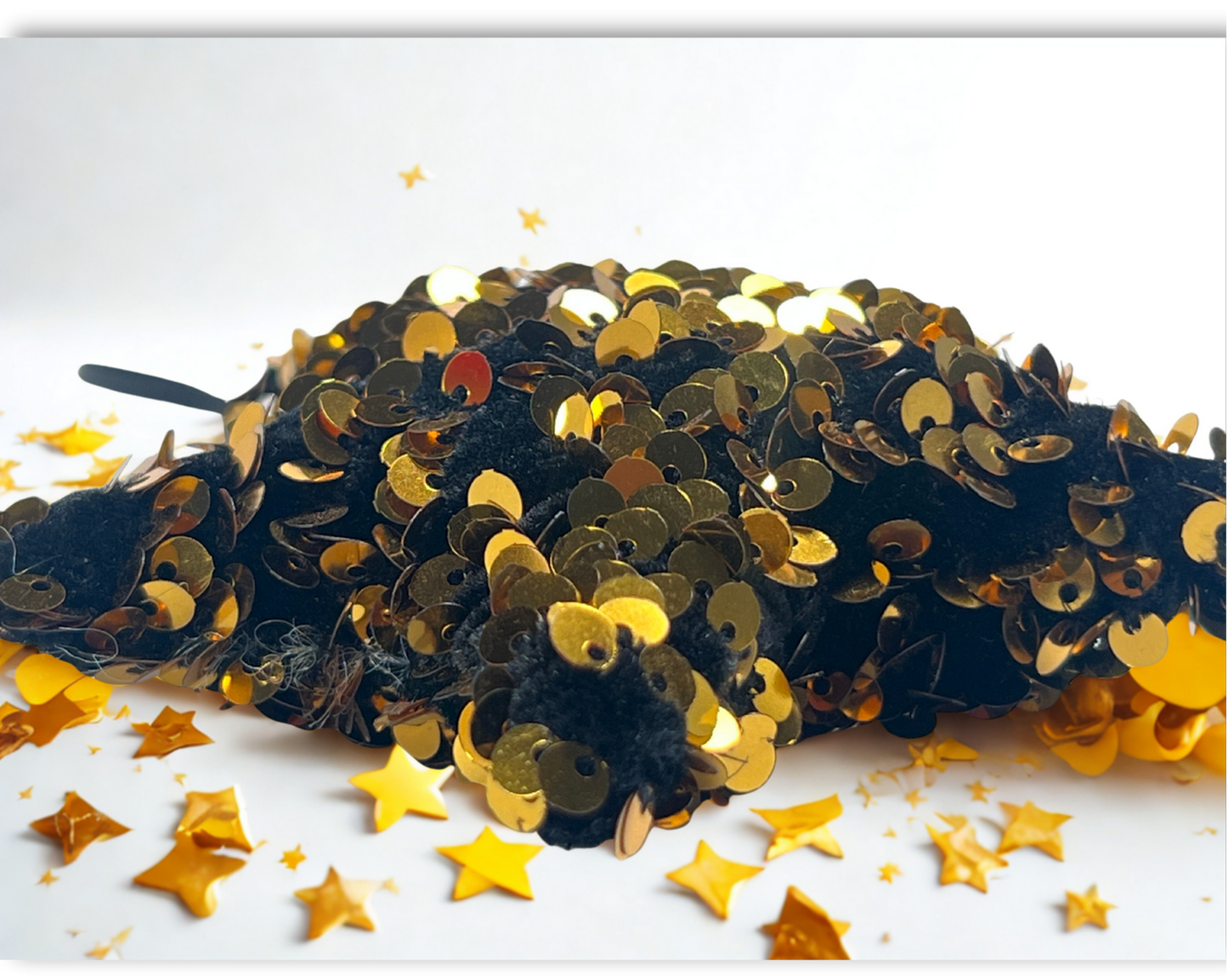 Gold Sequin Star Ornament