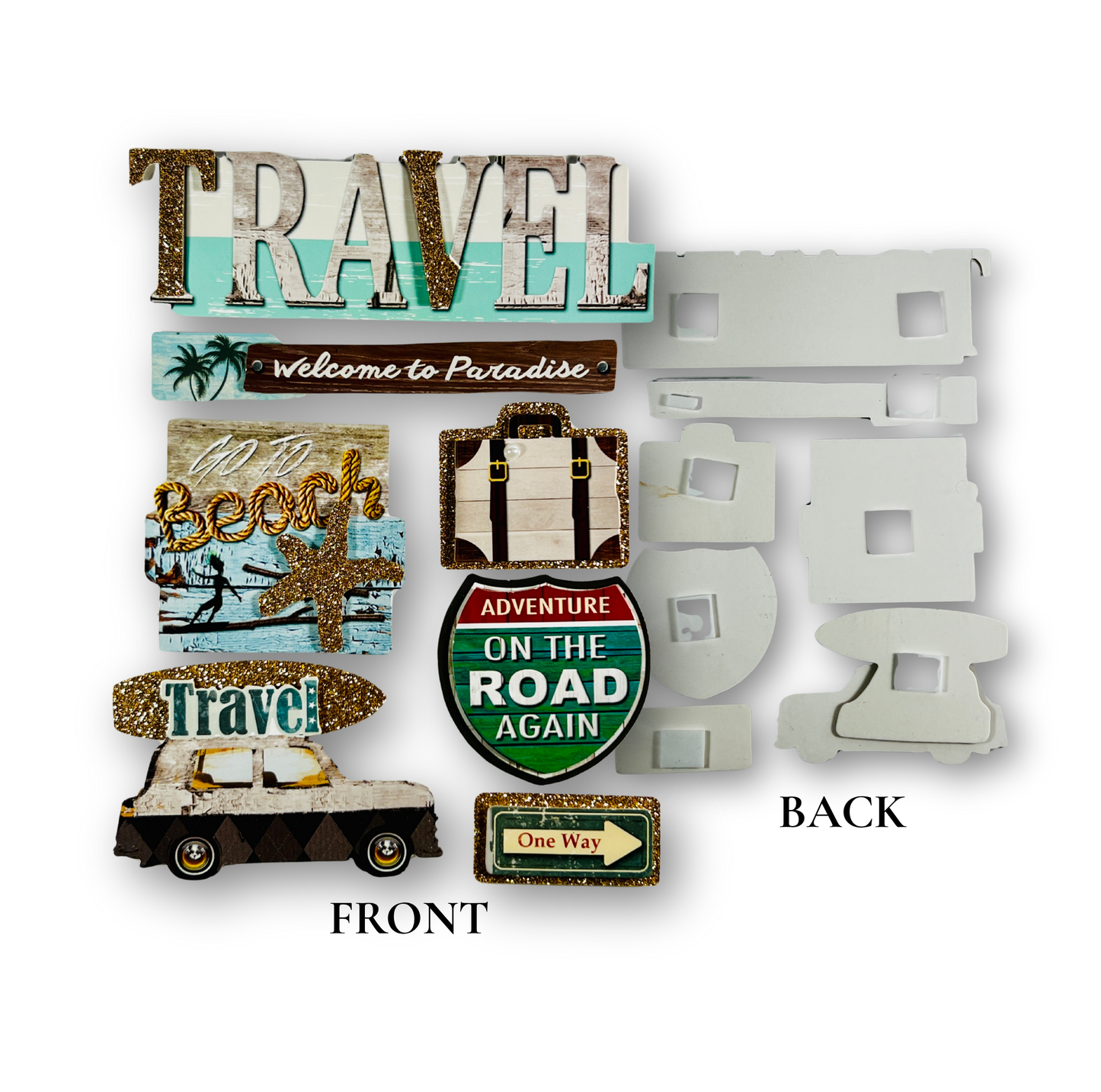 3D Stickers: Travel Edition