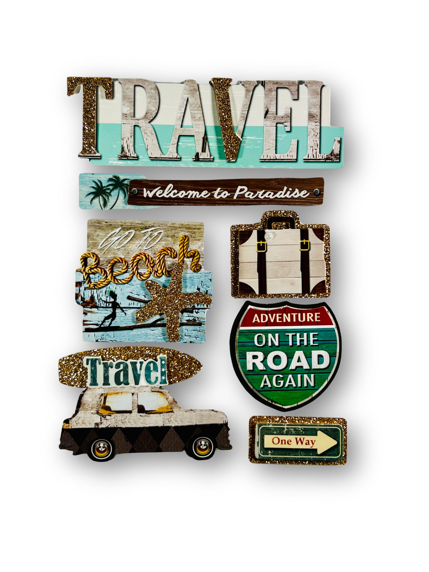3D Stickers: Travel Edition