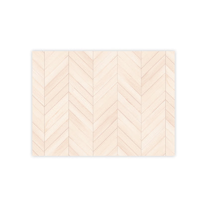 Wood Herringbone Post-it® Note Pads