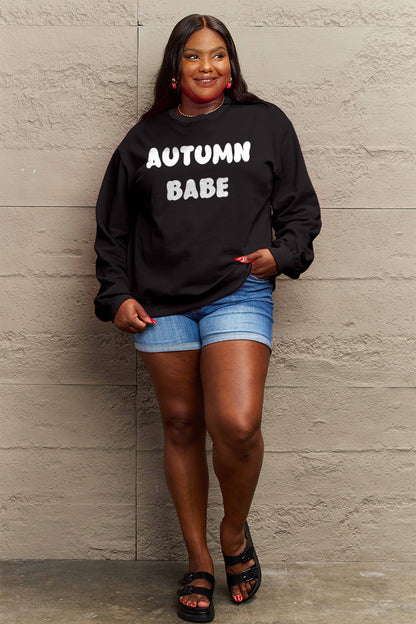 The AUTUMN BABE Sweatshirt