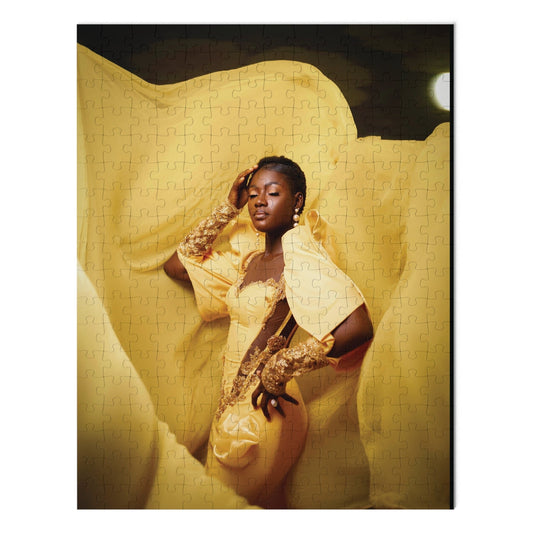 Citrine Noir Goddess Jigsaw Puzzle