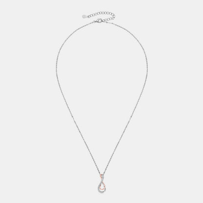 The Infinity Moissanite Pendant Necklace
