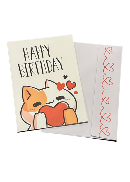 Feline Love HAPPY BIRTHDAY Card