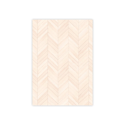 Wood Herringbone Post-it® Note Pads