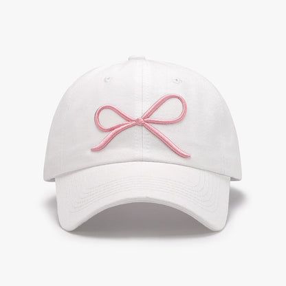 The Embroidered Bow Baseball Cap