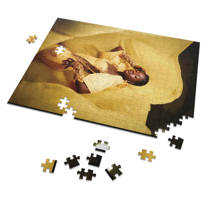 Citrine Noir Goddess Jigsaw Puzzle