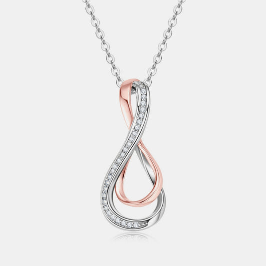 The Infinity Moissanite Pendant Necklace