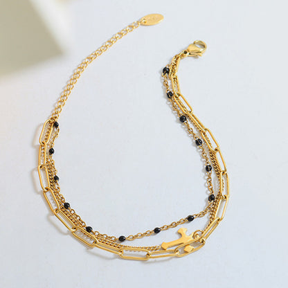 The Gold Triple-layer Bracelet