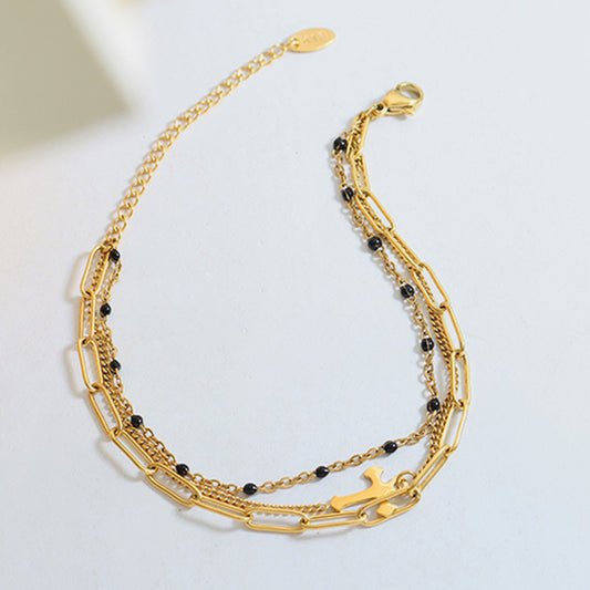 The Gold Triple-layer Bracelet