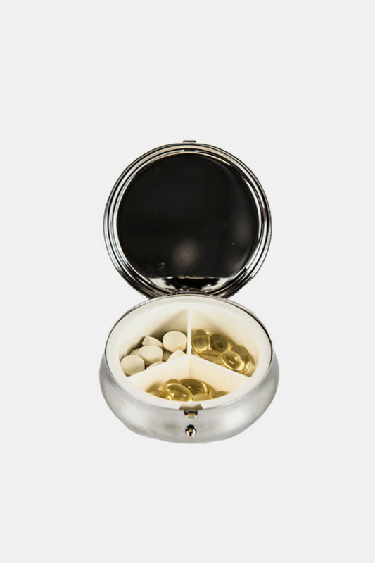 Nicole Lee® Metallic Circular Large Pill Case