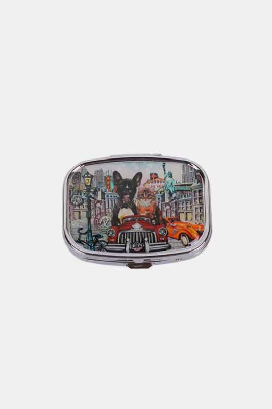 Nicole Lee® Metallic Rectangular Pill Case