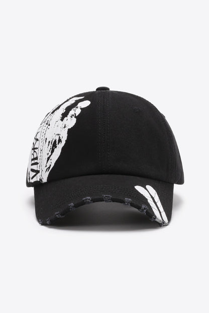 VIBRATE Distressed Baseball Cap