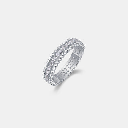 The Celestial Halo Moissanite Ring