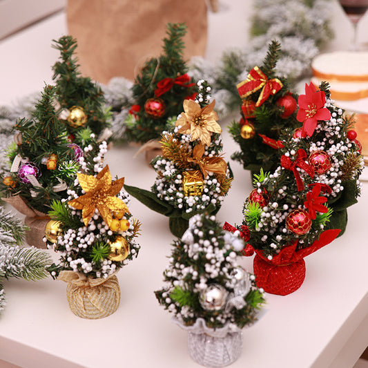 Festive Christmas Tree Ornaments, 2 pieces