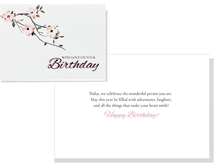 3D Blossom Birthday Card