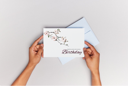 3D Blossom Birthday Card