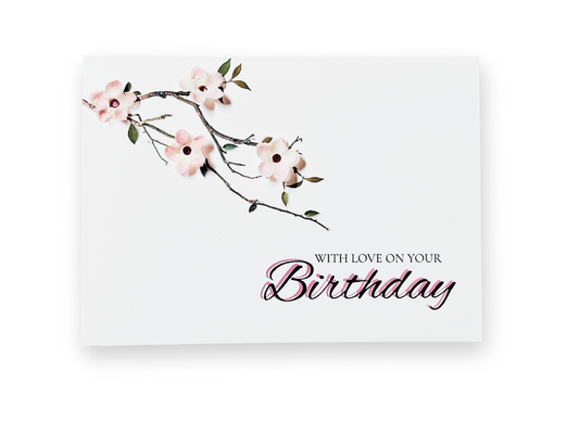 3D Blossom Birthday Card