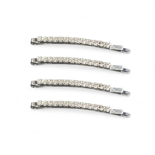 Bridal Hair Embellishments Crystalline Straight Bar (4 pcs.)