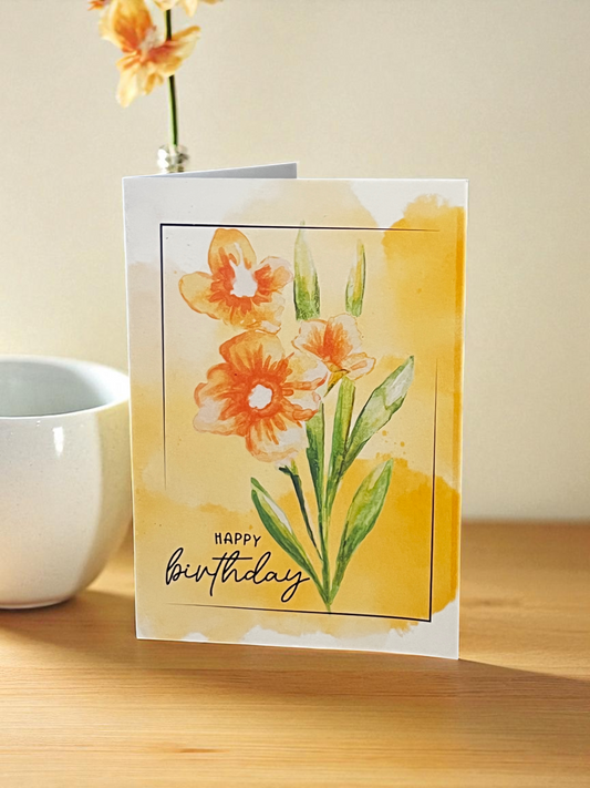 Floral Birthday Card