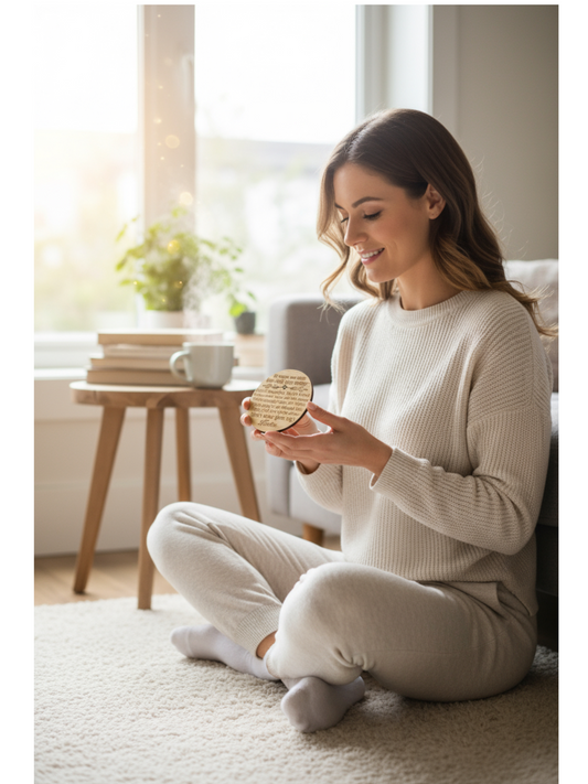 Personalized Wooden Encouragement Magnet