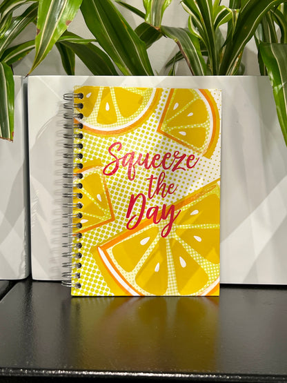 SQUEEZE THE DAY Spiral Notebook