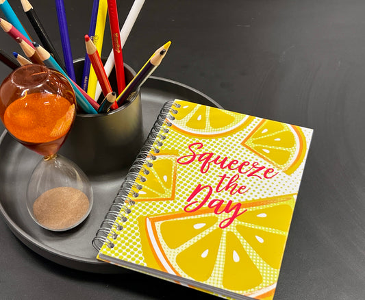 SQUEEZE THE DAY Spiral Notebook