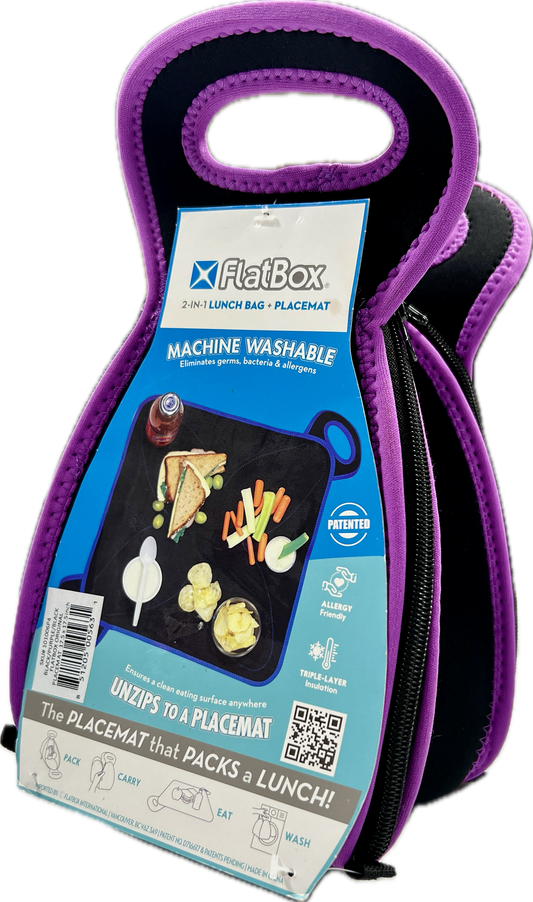 FlatBox® 2-in-1  Lunch Box & Placemat