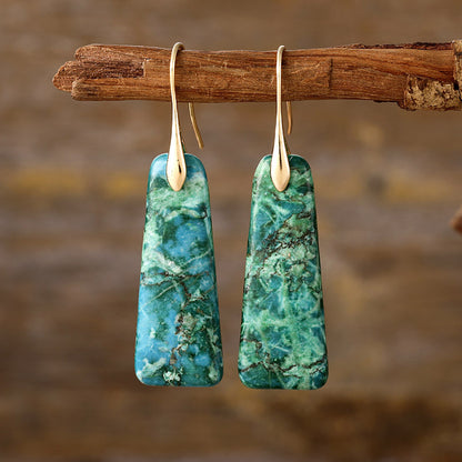 Natural Earth Stone Earrings