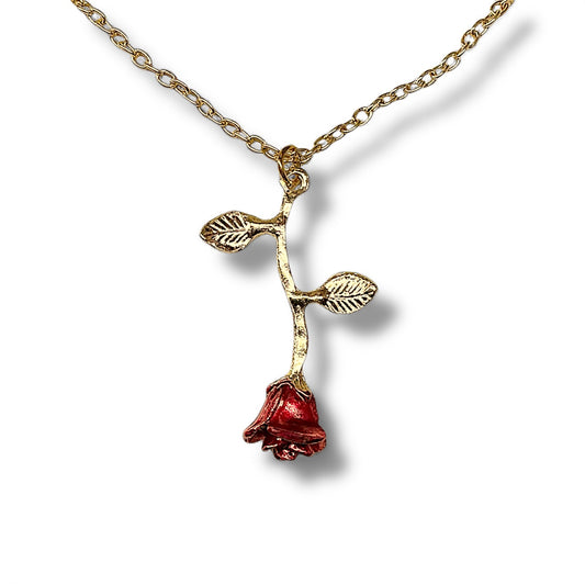 Rose Pendant Necklace