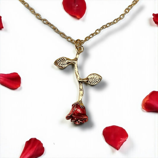 Rose Pendant Necklace