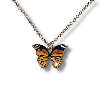 Monarch Butterfly Necklace