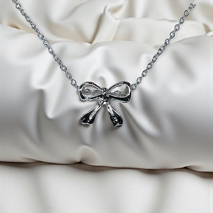 Golden Bowtie Necklace