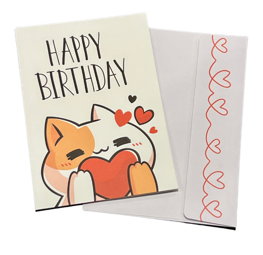 Feline Love HAPPY BIRTHDAY Card