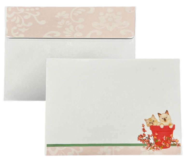 GET WELL Kittens Greeting Card