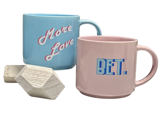 MORE LOVE & BET. Mug Set